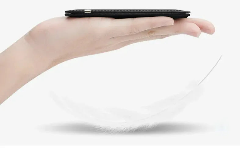 Carteira Porta-cartões em Couro Preto