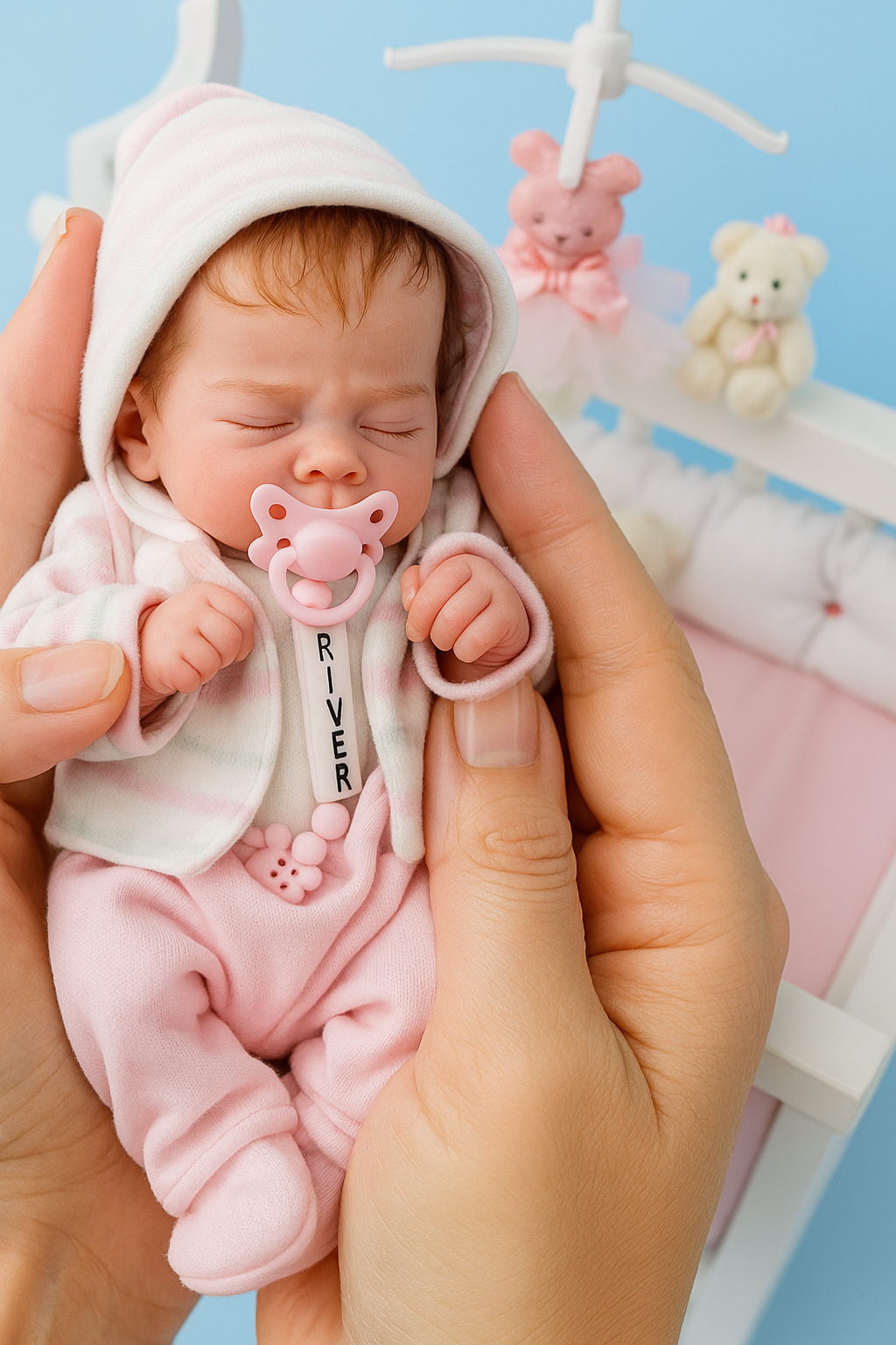 Mini Boneca Realista - Roupinha de Brinde ( Em Promoção)